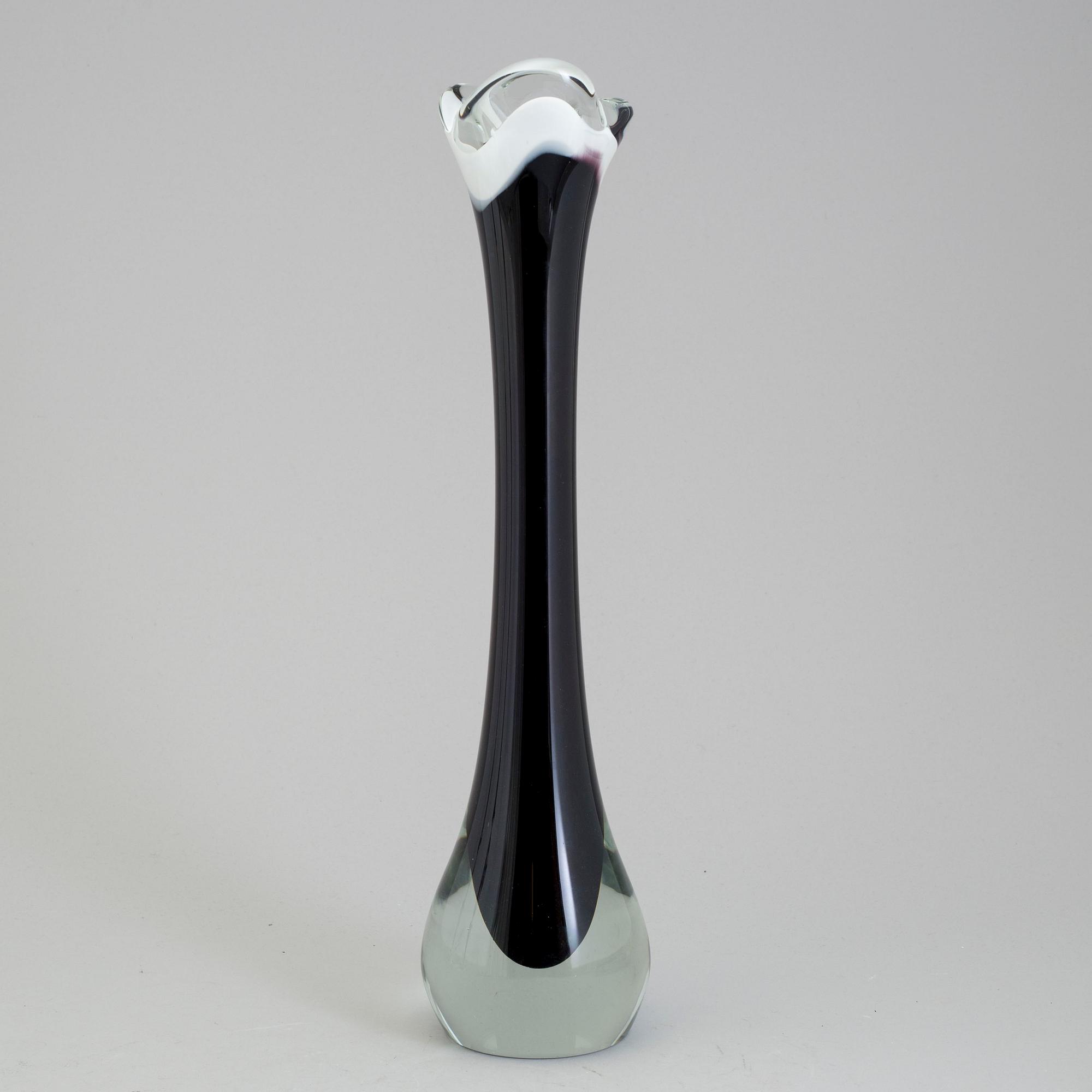 PAUL KEDELV, vas, glas, "Coquille", Flygsfors, 1956.