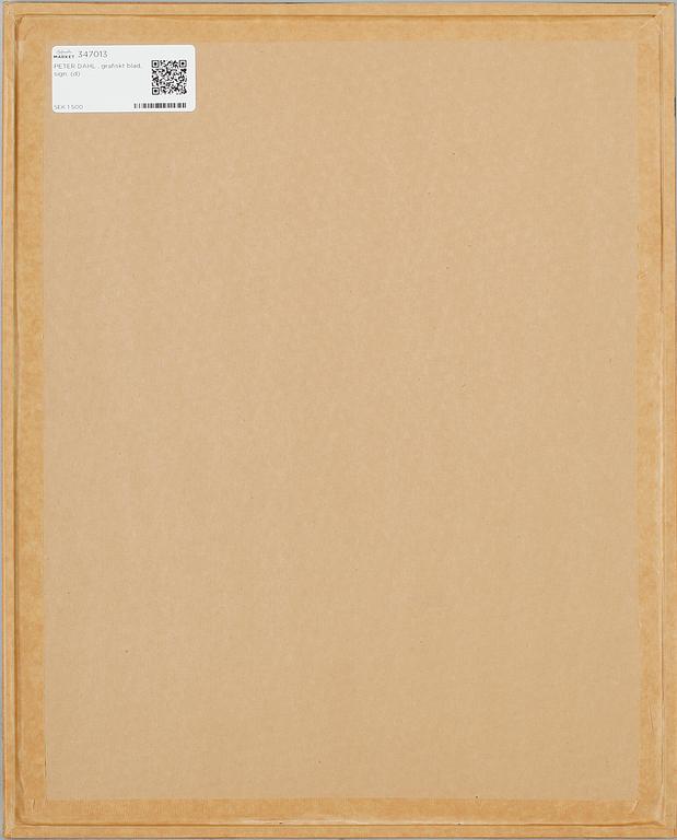 PETER DAHL, grafiskt blad, sign.