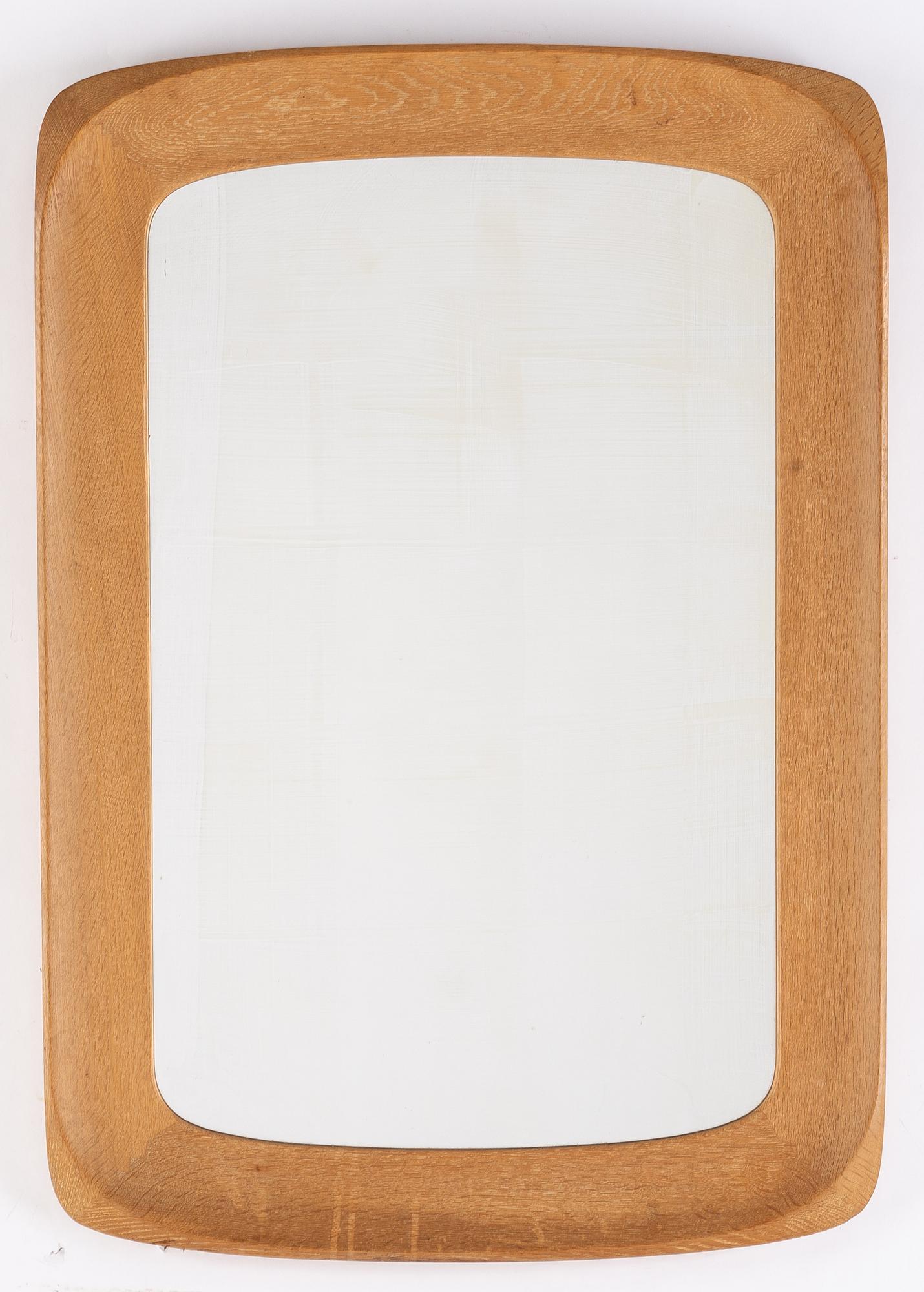 A pair of oak mirrors from Glas & Trä, dated 1961.