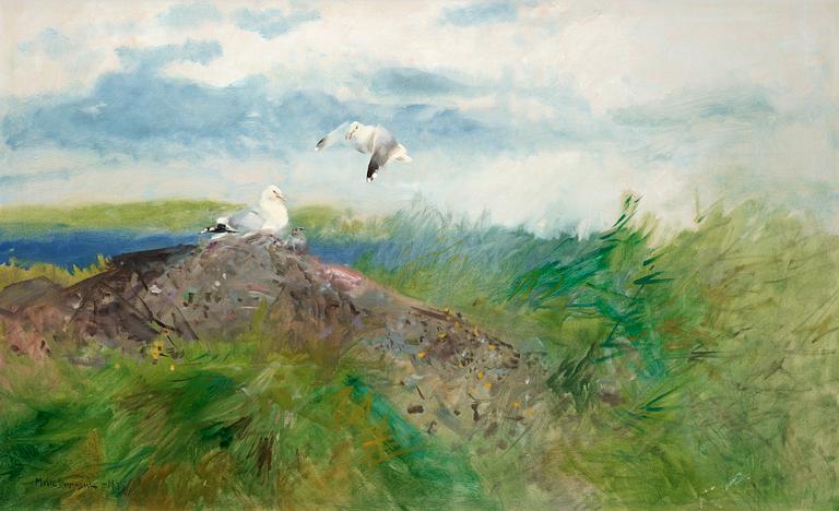 Mosse Stoopendaal, "Måsfamilj" (Gulls).