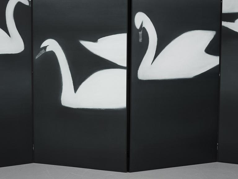 Mats Gustafson & Maharam Digital Projects, screen/room divider, executed for "Reclaiming Beauty" at Millesgården 2023.