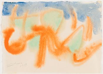 Eino Ruutsalo, "Vihreää ja oranssia" (Green and orange).