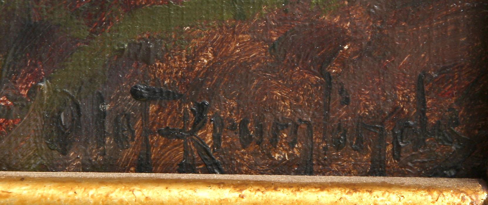 OLOF KRUMLINDE, olja på duk, sign.