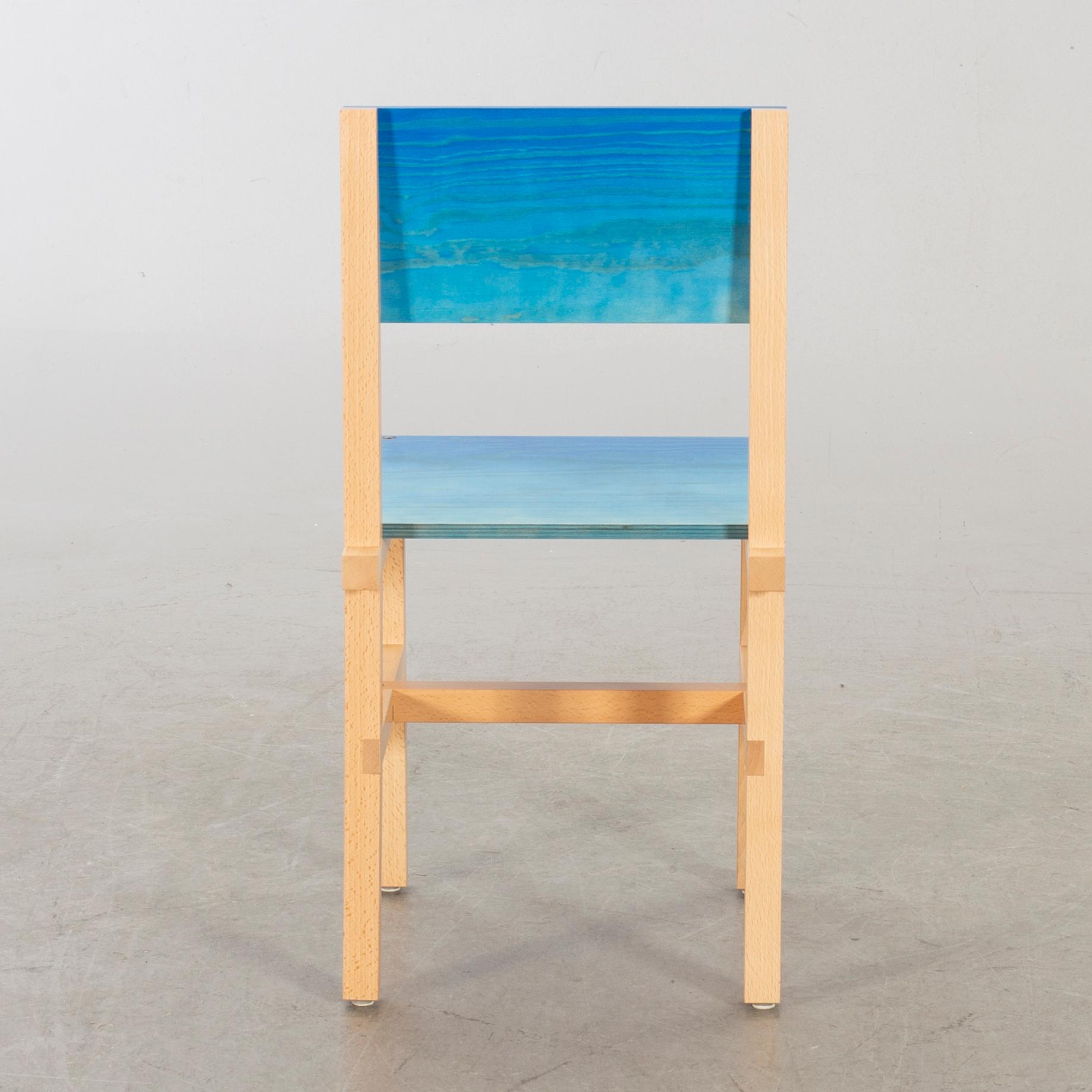 FREDRIK PAULSEN, "Röhsska"  from Designbaren, chair, Blå Station 2020, number 87/102.