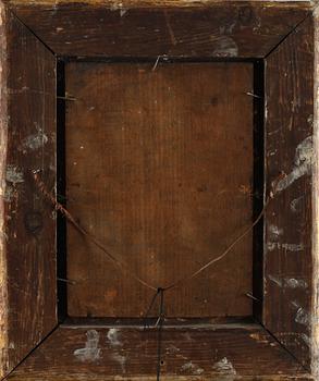 OKÄND KONSTNÄR, olja på pannå, osignerad, 1700/1800-tal.