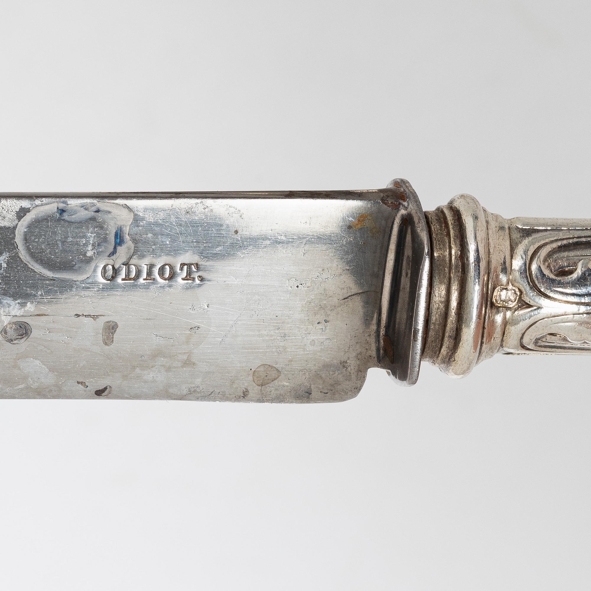 A silver cutlery set and wood case, mark of Émile Puiforcat and others, Paris, France 1850s-1900s.