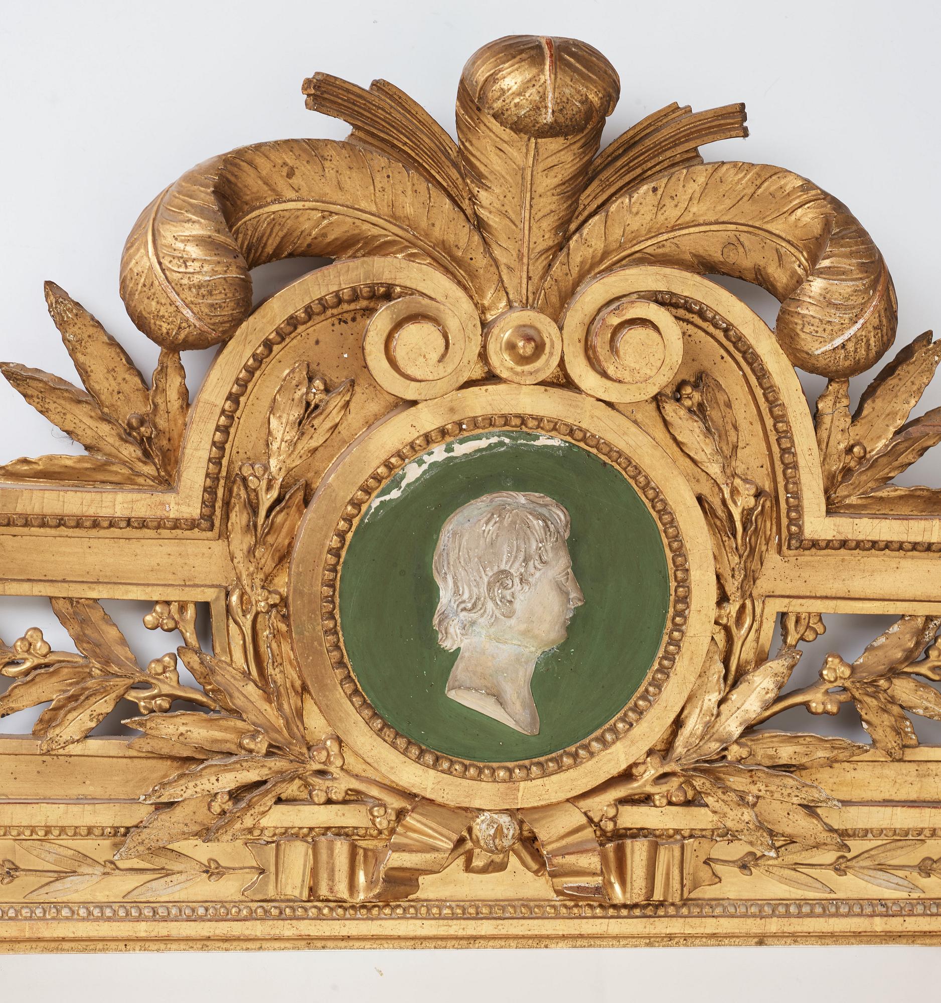 SPEGLAR, ett par, tillskrivna Pehr Ljung (1743-1819), bildhuggare i Stockholm. Gustavianska, 1780-tal.