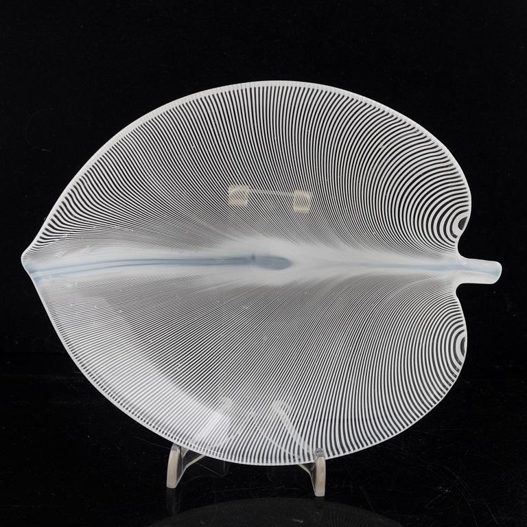 Tyra Lundgren, fat, glas, Venini, Murano, Italien.