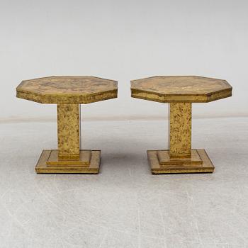 A pair of coffee tables, late 20th century.