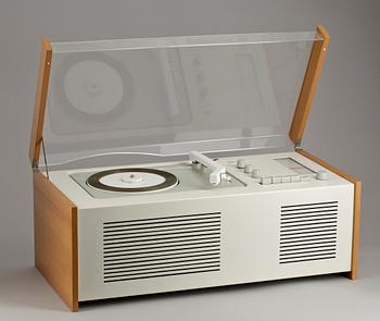 RADIOGRAMMOFON, "SK 61 S". Formgiven av Hans Gugelot & Dieter Rams 1956 för Braun AG, Tyskland.