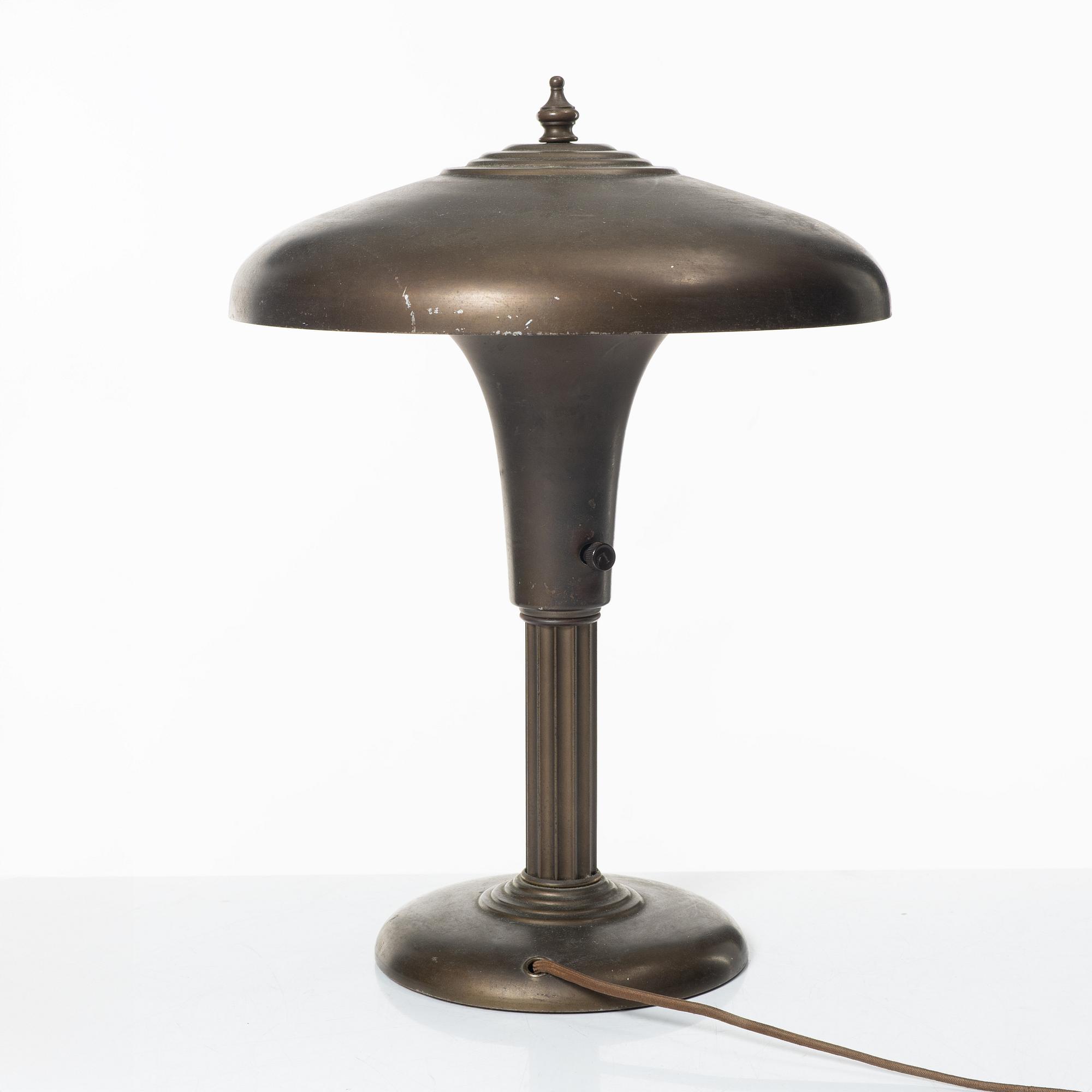 A table lamp, 1930s/40s.