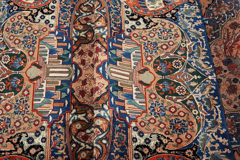 A carpet, Kashmar, ca 392 x 296 cm.