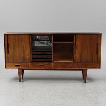 A 1960's/1970's rosewood sideboard, Denmark.