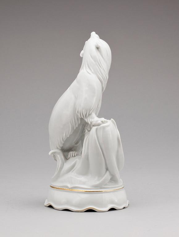 FIGURIN, blanc de chine, Meissen, 1900-tal.