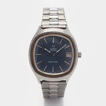 Omega, Seamaster, armbandsur, 37 x 40 mm,  stål, quartz, ca 1977.