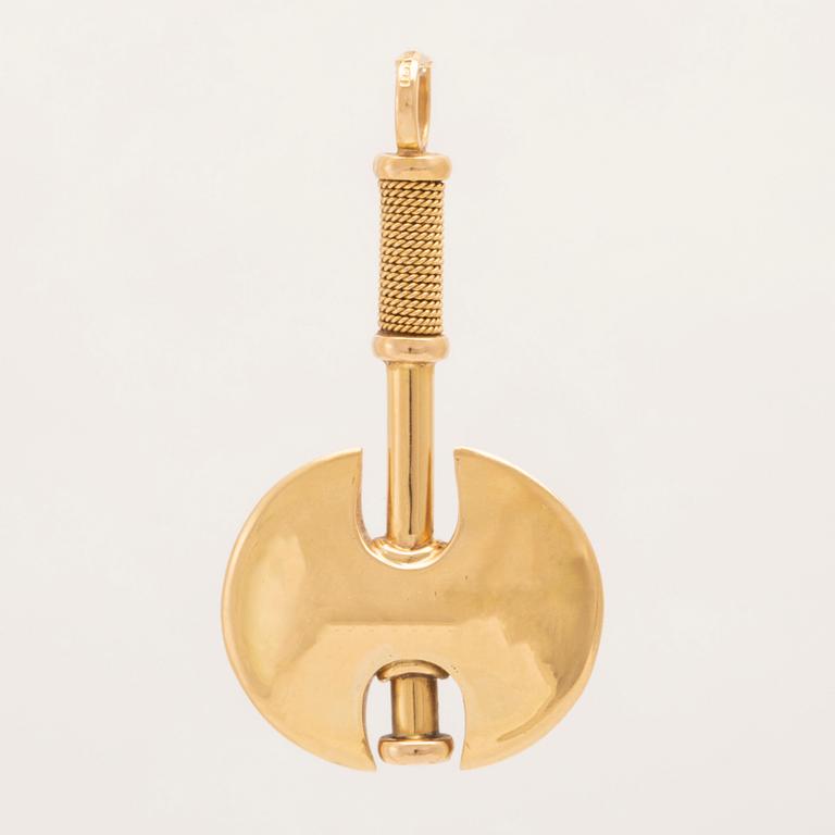 Odd Magnusson pendant, 18K gold, Visby.