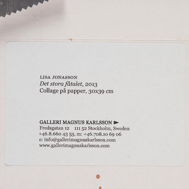 Lisa Jonasson, "Det stora fåtalet".