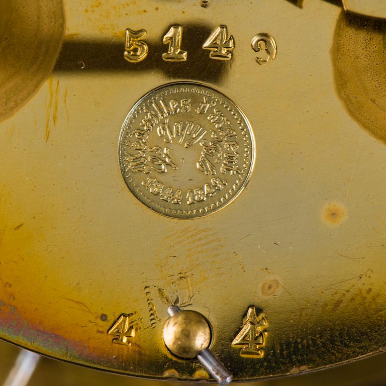 BORDSPENDYL, Frankrike 1800-talets slut.