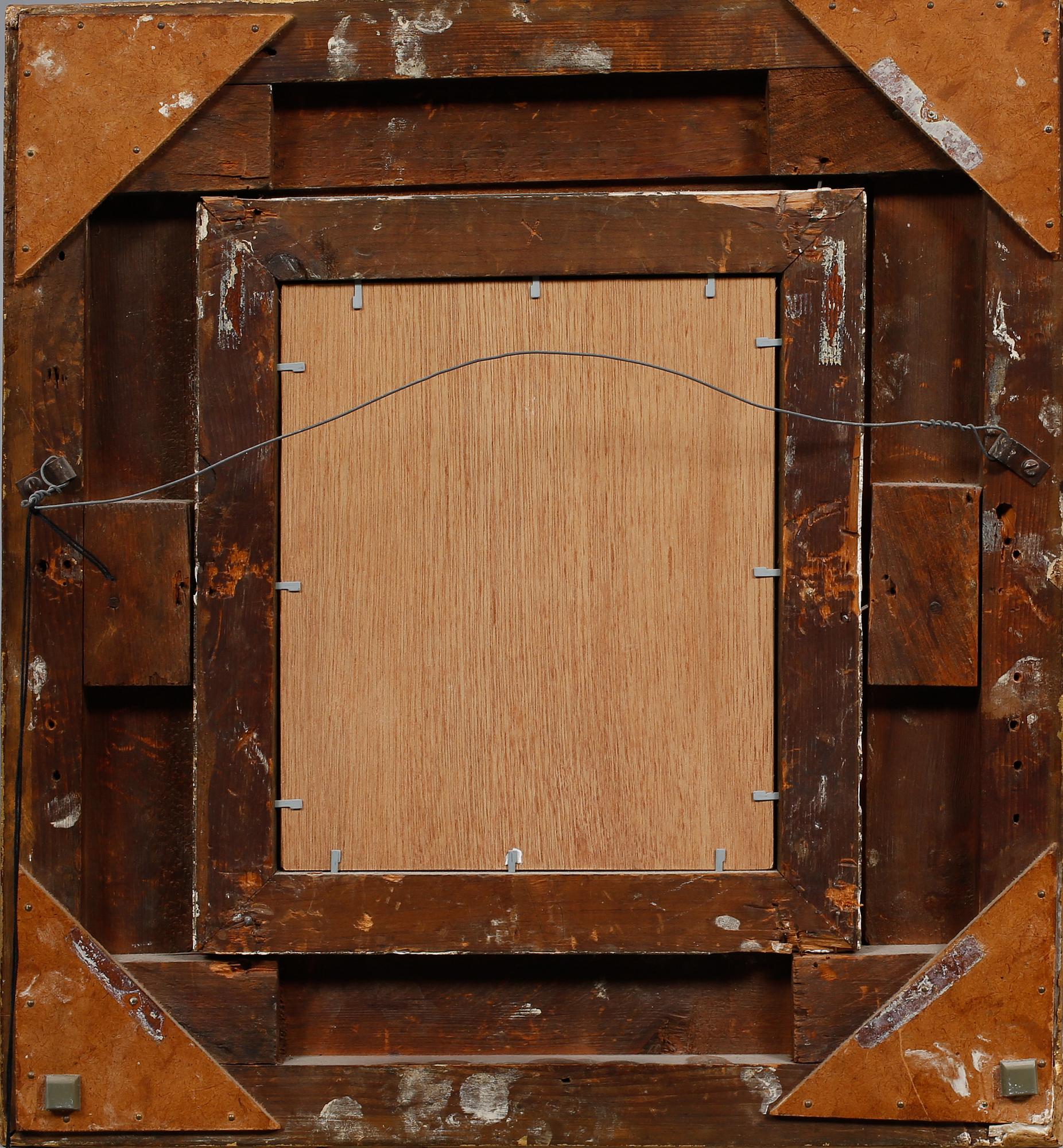 OKÄND KONSTNÄR, 2 st, olja på papper, 1800-tal.