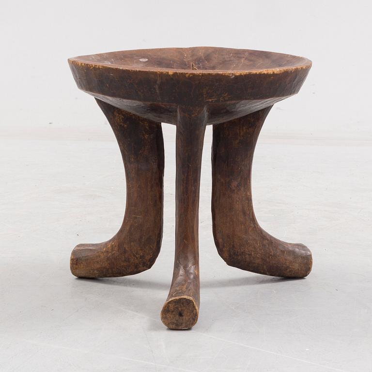 A 20th century African stool.