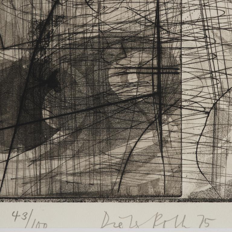 Dieter Roth, Utan titel ur: "Hommage aux Prix Nobel" (Nobelprismappen).