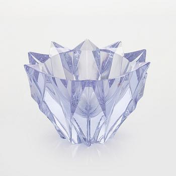 Aimo Okkolin, A 'Water Lily' bowl, signed Aimo Okkolin, Riihimäen Lasi Oy.