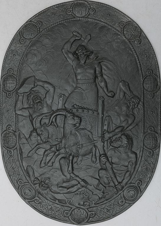 SKÖLD, gjutjärn, Brevens bruk, 1900-talets första hälft.
