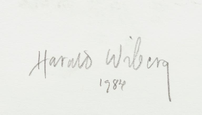 Harald Wiberg, Räv i vinterlandskap.