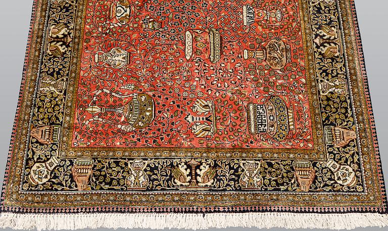 Matta, Figural Sike Ghom ca 157 x 111 cm.