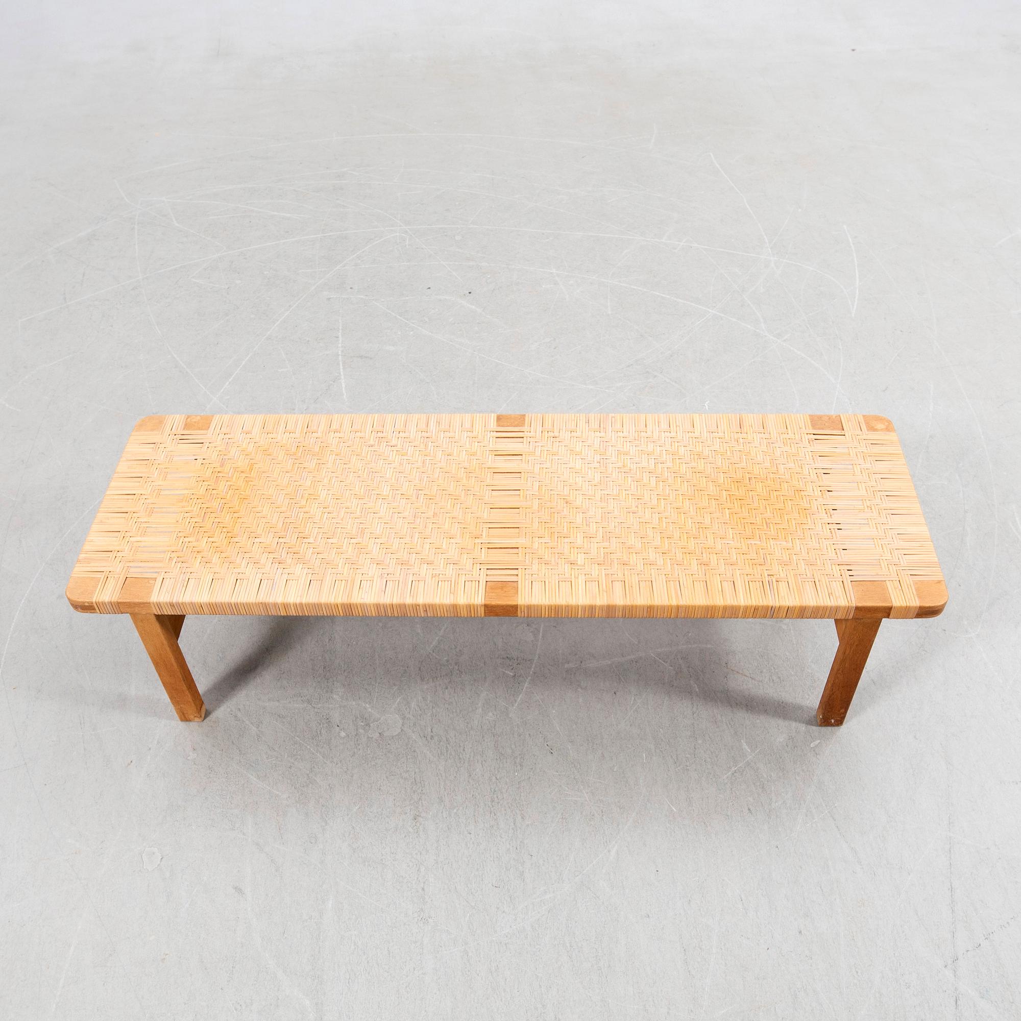 Børge Mogensen, bänk, modell 5272, Fredericia Stolefabrik, Danmark, 1950-60-tal.