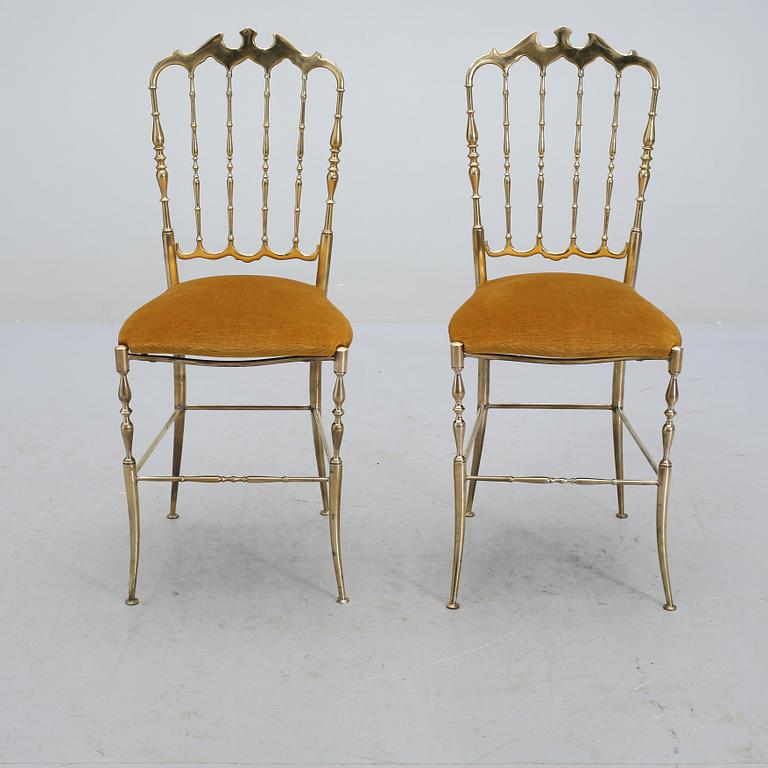 STOLAR, 2 st, Chiavari, Italien, 1900-talets mitt/andra hälft.