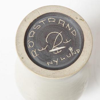 Gunnar Nylund, vaser, 3 st och skål, stengods, Rörstrand.