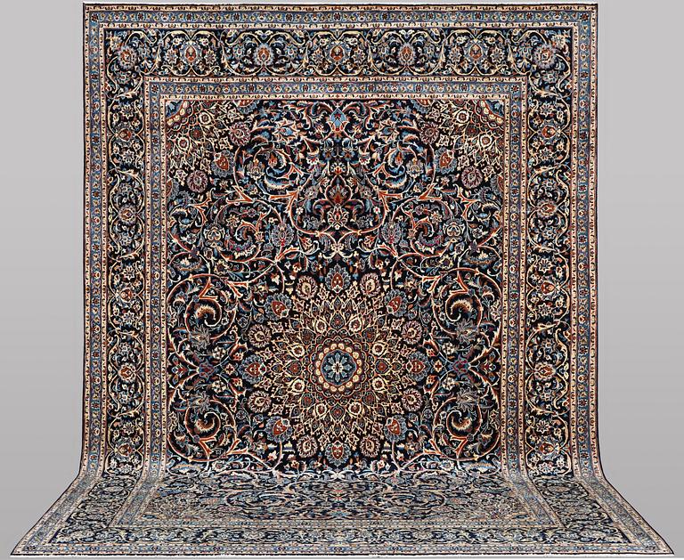 A carpet, Kashmar, c. 420 x 293 cm.