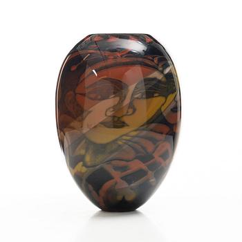 Eva Englund, a vase, graal, Orrefors.