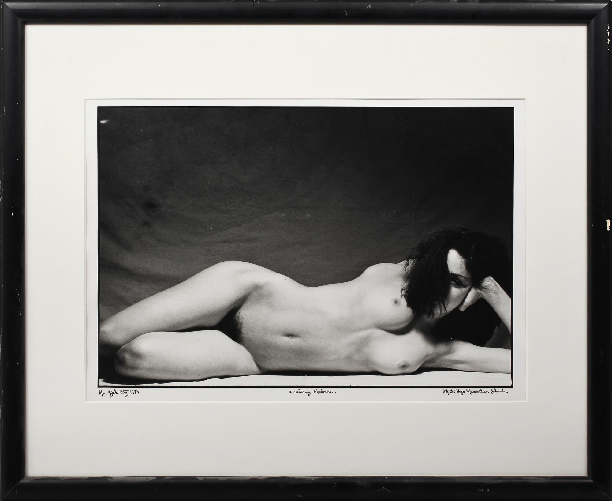 MARTIN HUGO MAXIMILLIAN SCHREIBER, silvergelatinfotografi, sign o dat New York City 1979.