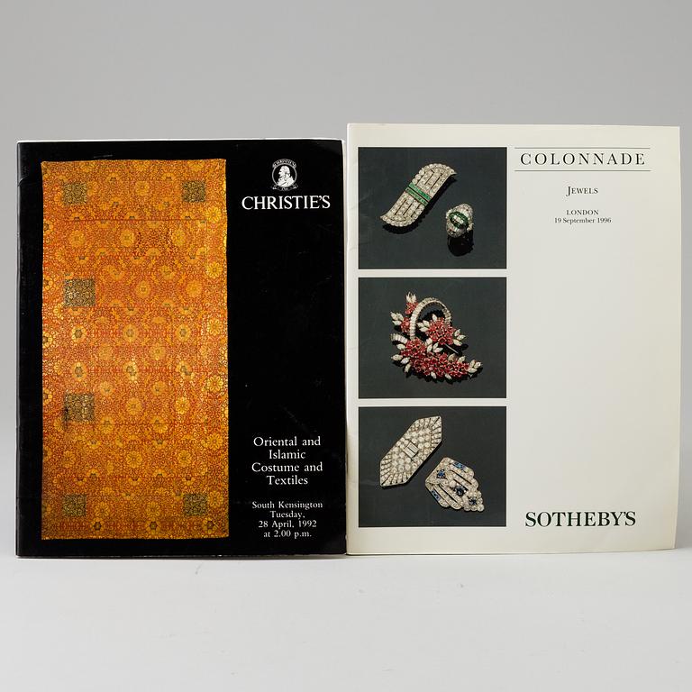 Auction catalogues, mostly about oriental art, and also European art (15 books).