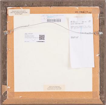 GEORGES HUGNET, blandteknik/collage, monogramsignerad och daterad 1961.