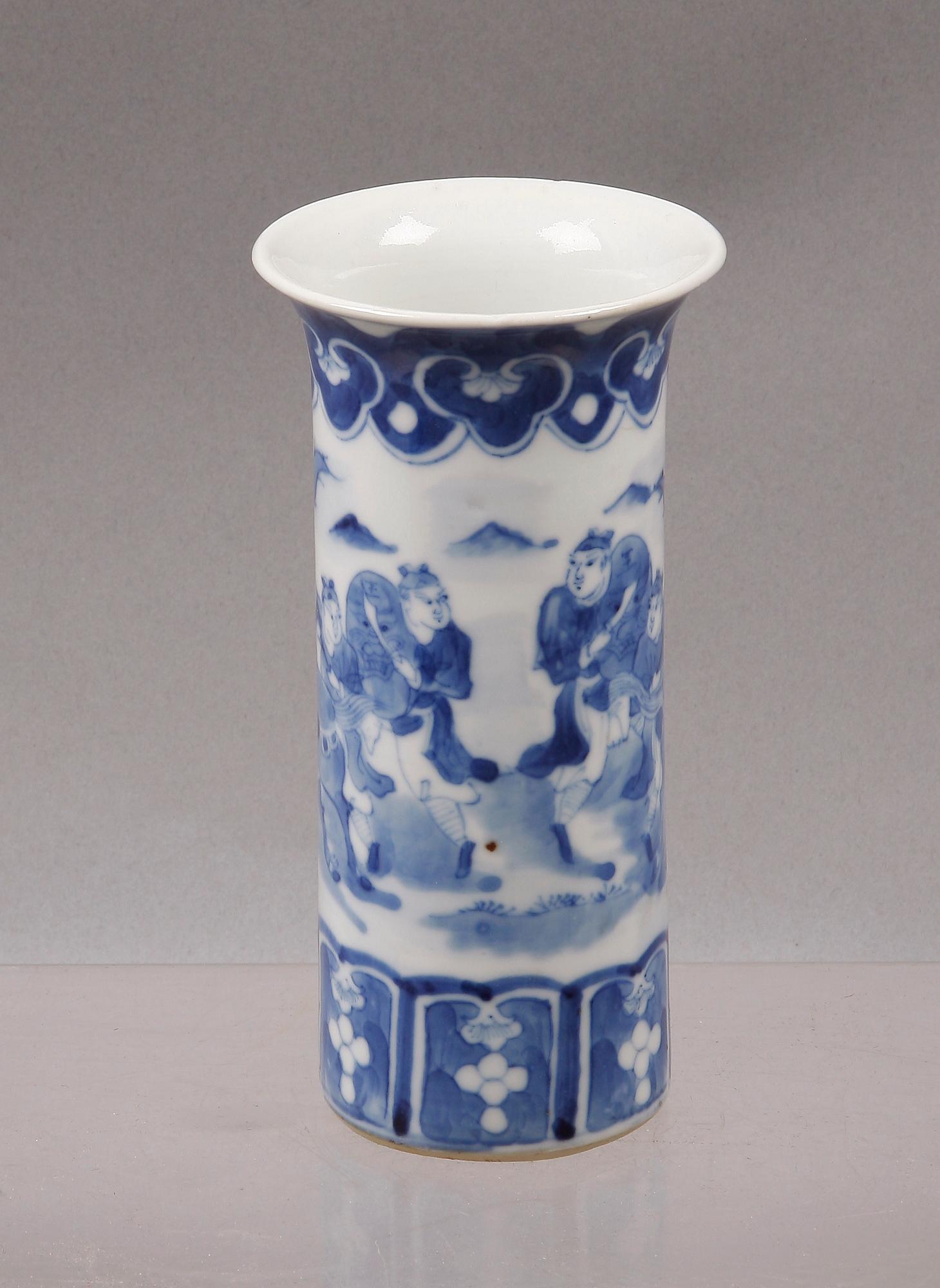 VAS, porslin, Kanxi-stil, Kina 1800-tal.