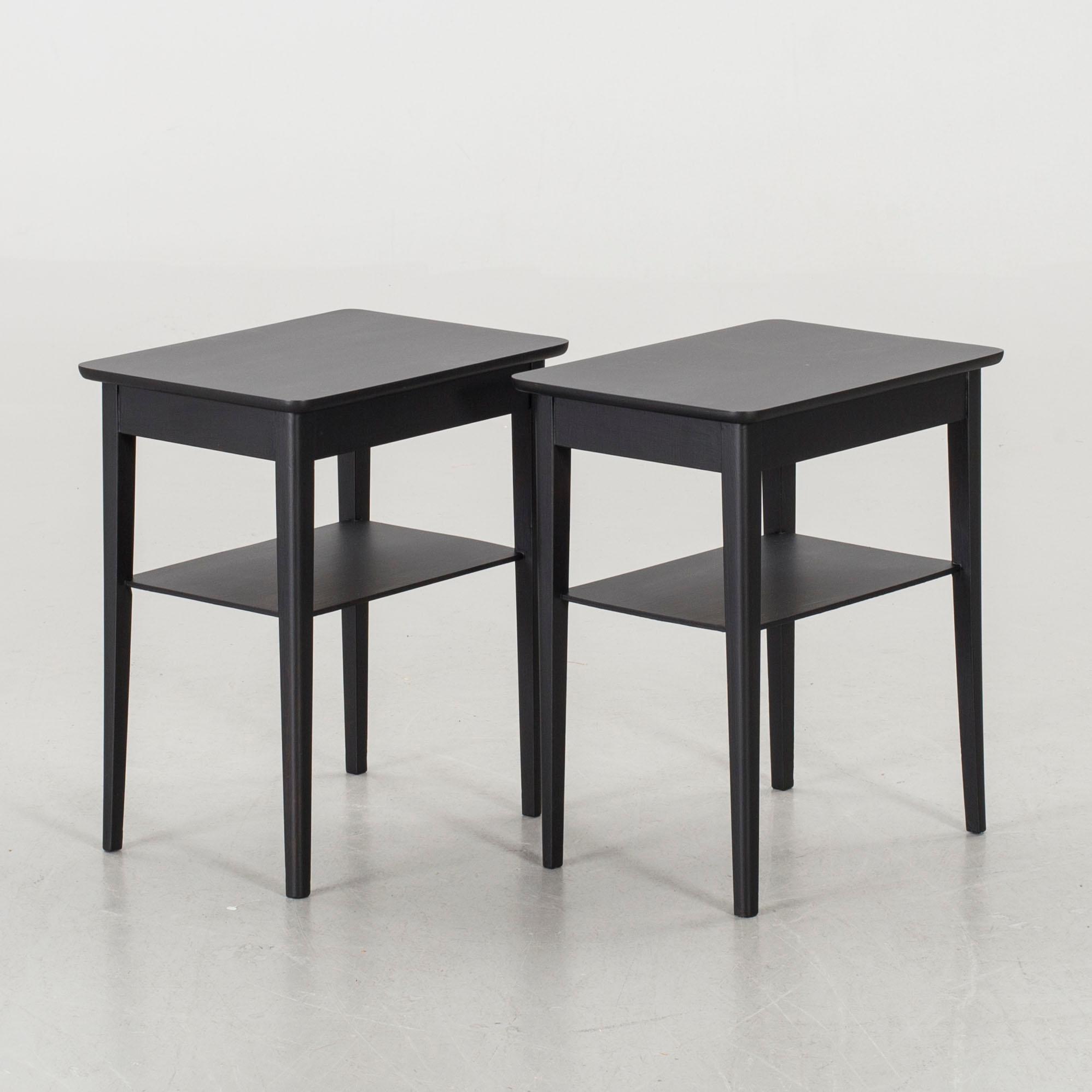 NATTDUKSBORD, ett par, 1950-tal.