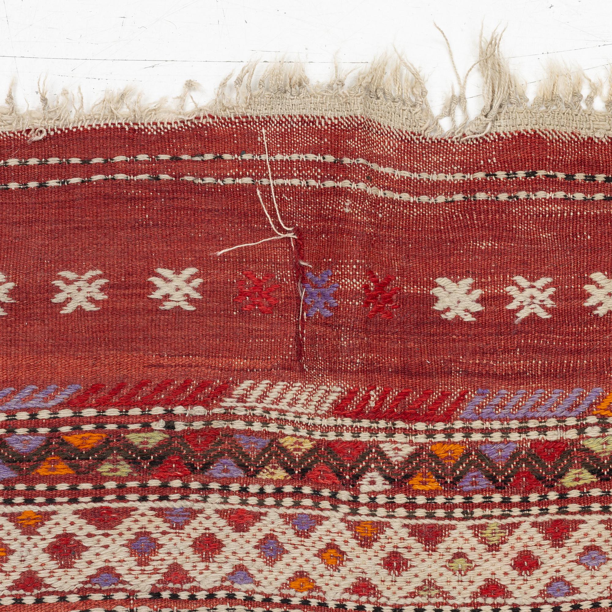 A flat weave textile, Anatolia, c. 222 x 165 cm.
