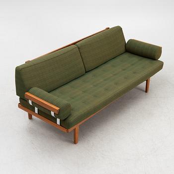 Alf Svensson & Yngvar Sandström (S-design), soffa / dagbädd, "Carina", Kock Möbel AB, Malmö, 1960-tal.