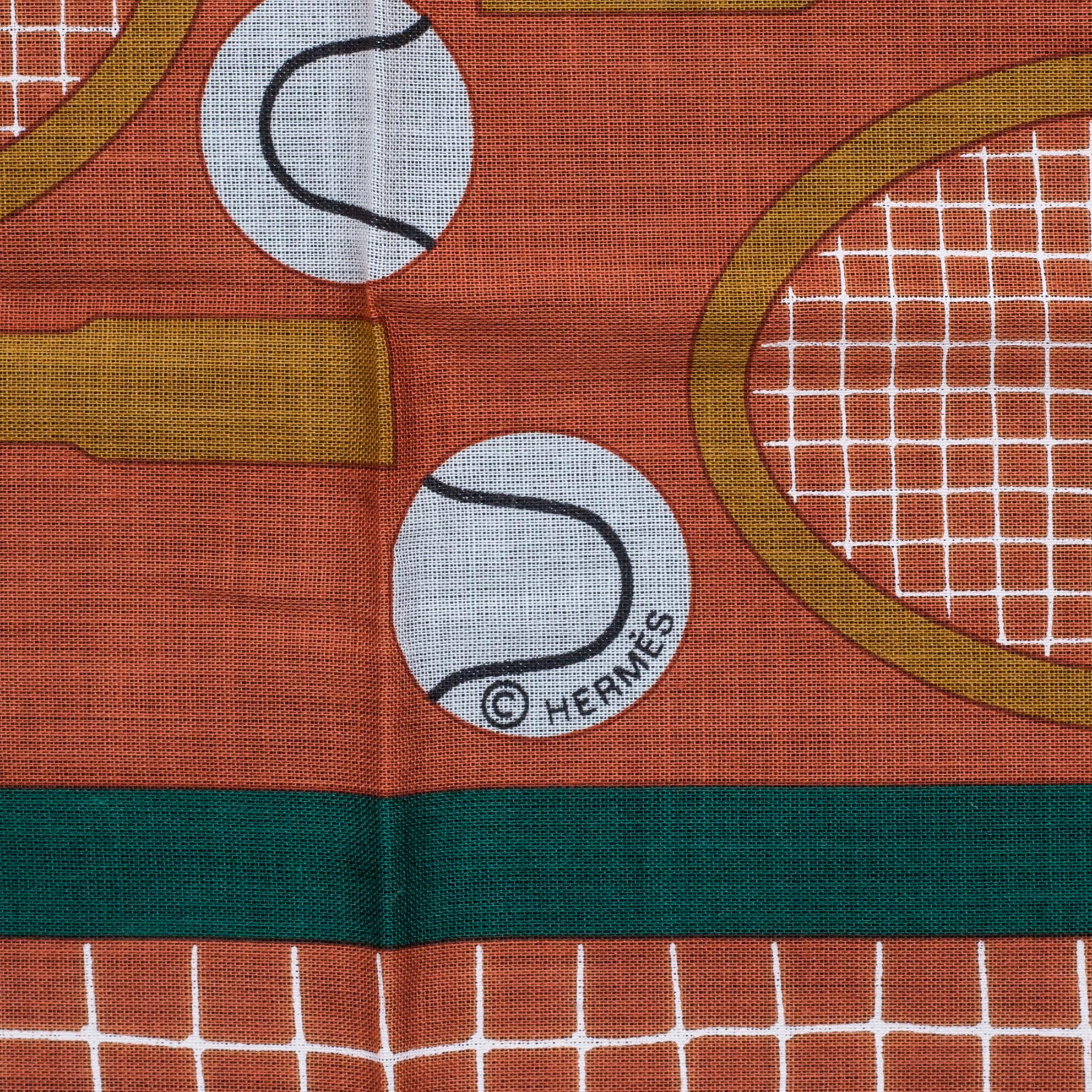 SCARF, "Carre Foulard", Hermès, specialutgåva för Lacoste.