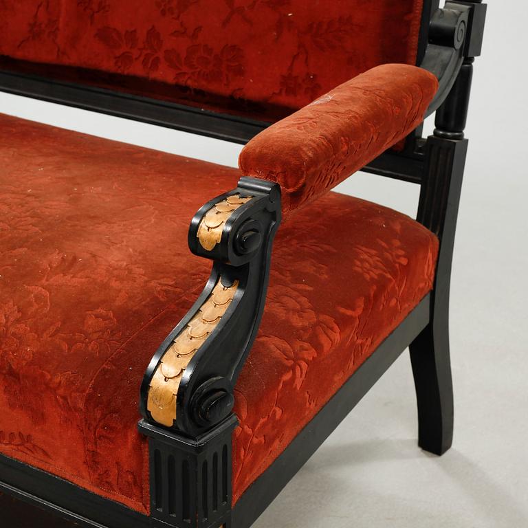 Nine items in Neo Renaissance style, late 19th century.