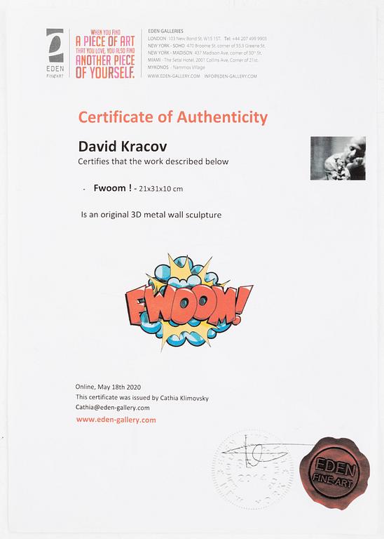 David Kracov, "Fwoom".