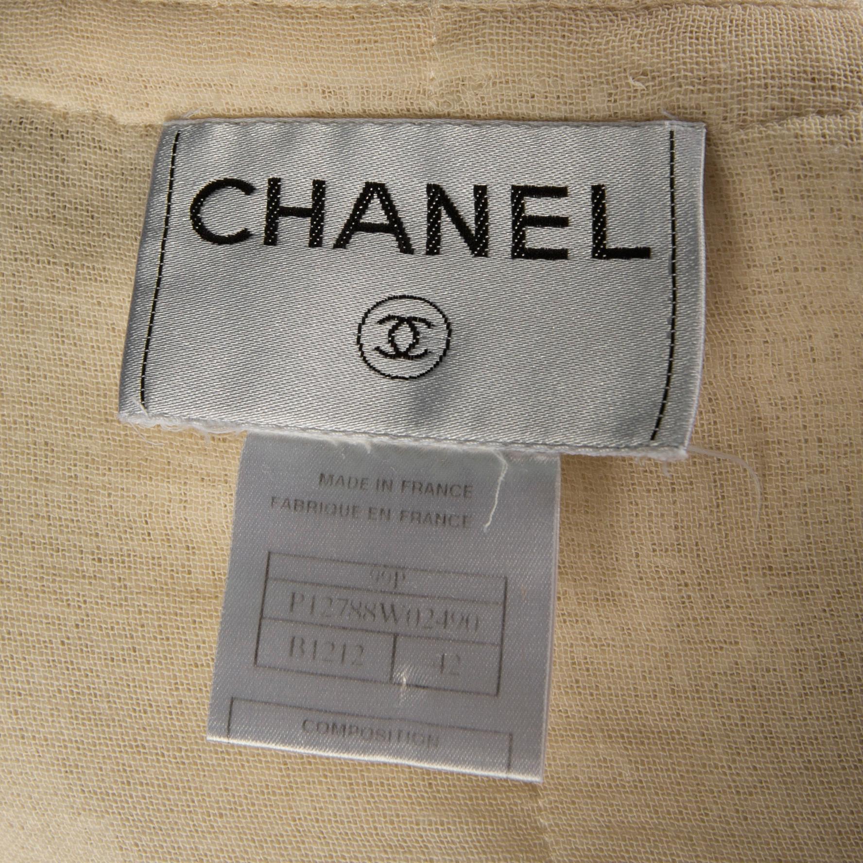 DRÄKT, CHANEL, fransk storlek 42.