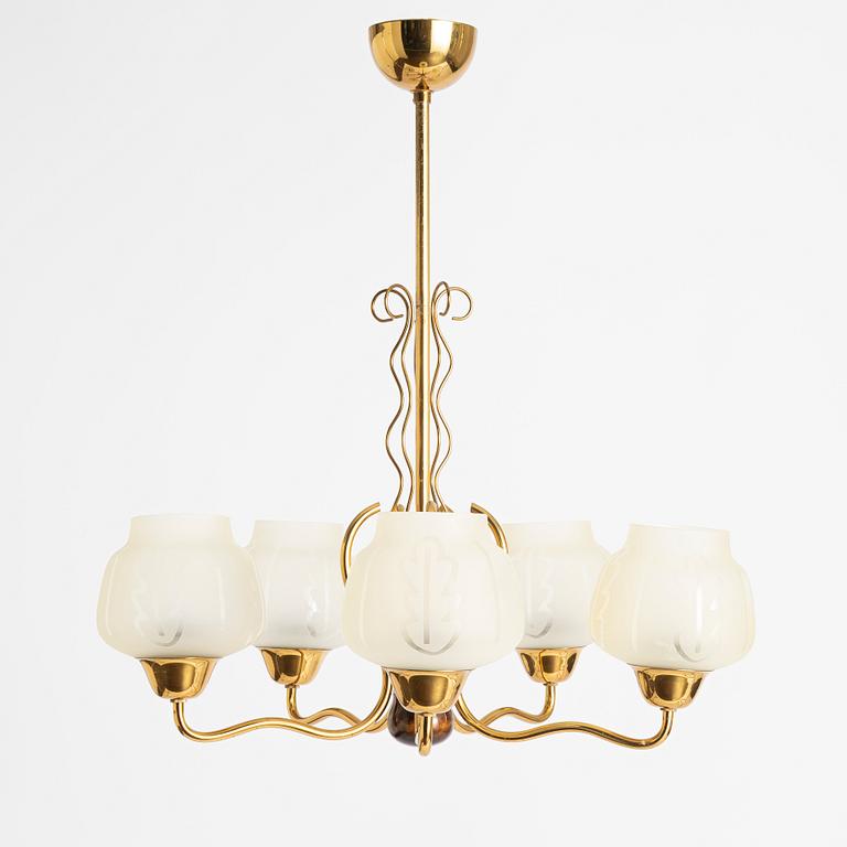 Ceiling lamp, Swedish Modern, 1940s.