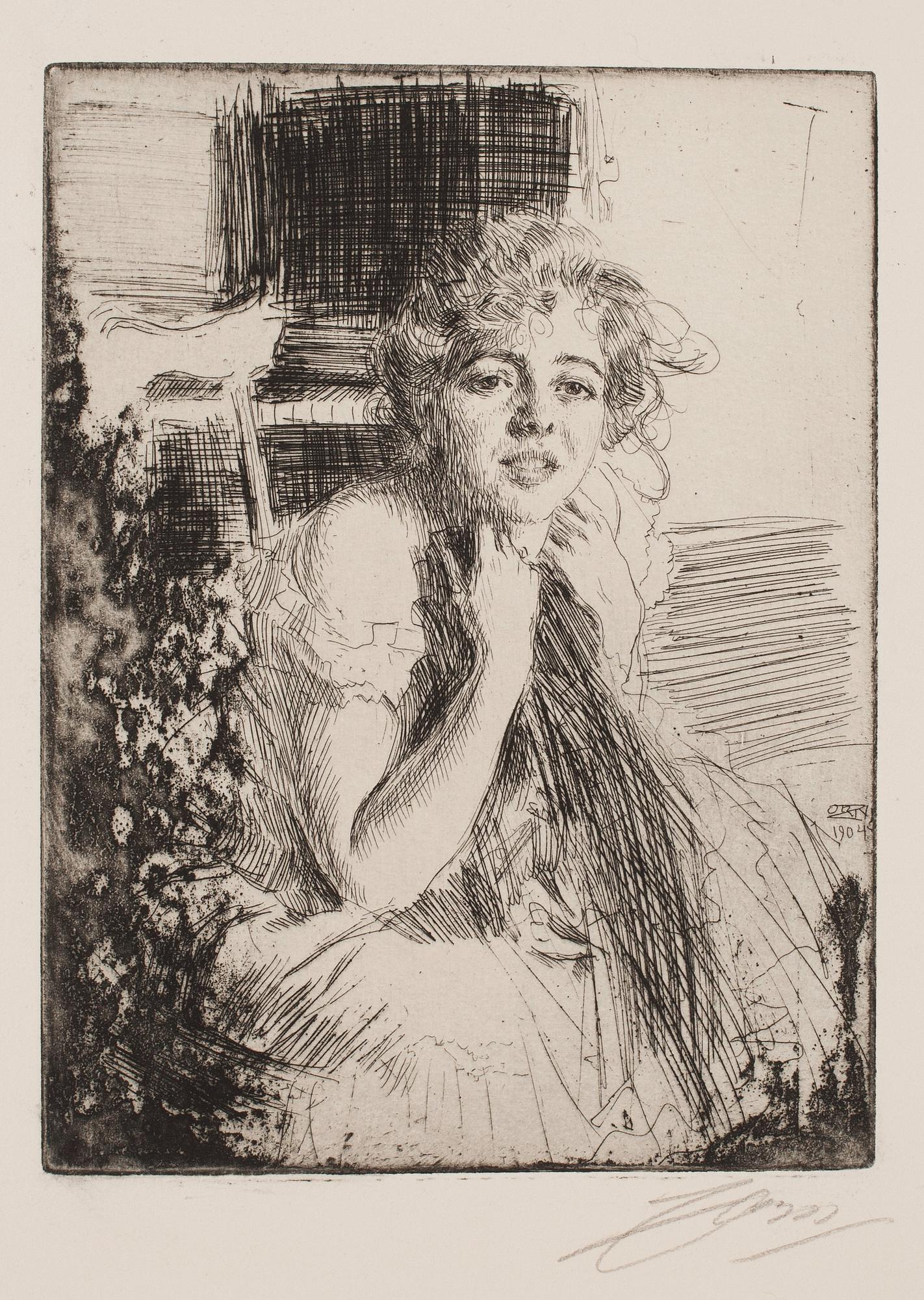 Anders Zorn, "Emma Rasmussen".