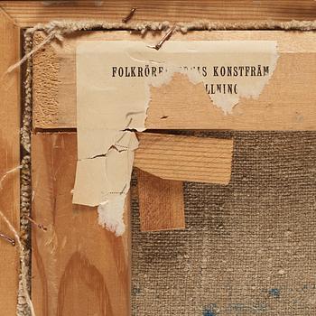 Torsten Renqvist, oil on canvas, signed and dated -53.