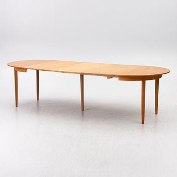 Carl Malmsten, A nine piece dining set, 'Camare Nyckel', by Åfors Möbelfabrik, Sweden, 1960's.