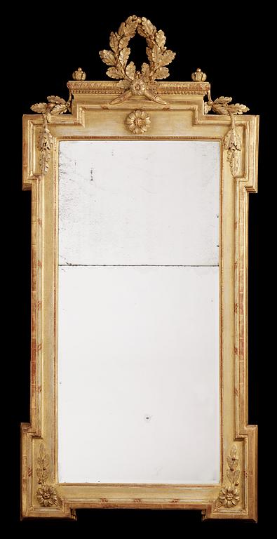 SPEGEL, av Johan Åkerblad  (mästare i Stockholm 1758-1799). Gustaviansk.